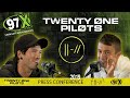 Capture de la vidéo Twenty One Pilots 2019 Press Conference With 97X