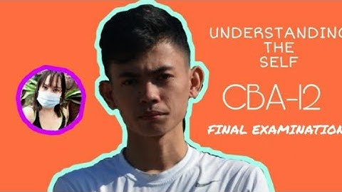 Understanding the Self- Final Examination