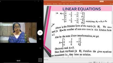 MATRICES LEC14 By RANJANA DUTTA