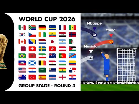 WORLD CUP 2026 - Group Stage Round 3 | 48 Teams Enter, Who Survives?