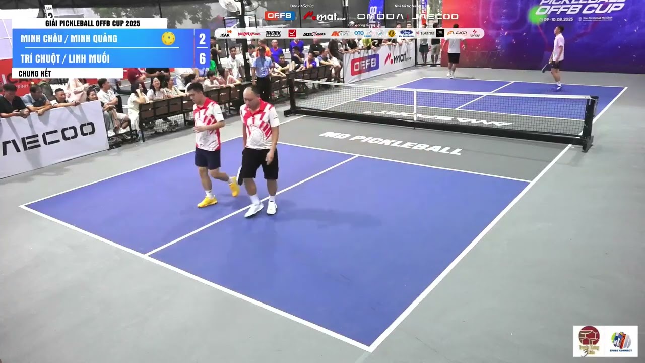 CHUNG KẾT | LINH MUỐI/TRÍ CHUỘT - MINH CHÂU/MINH QUẢNG | GIẢI PICKLEBALL OFFB CUP 2025