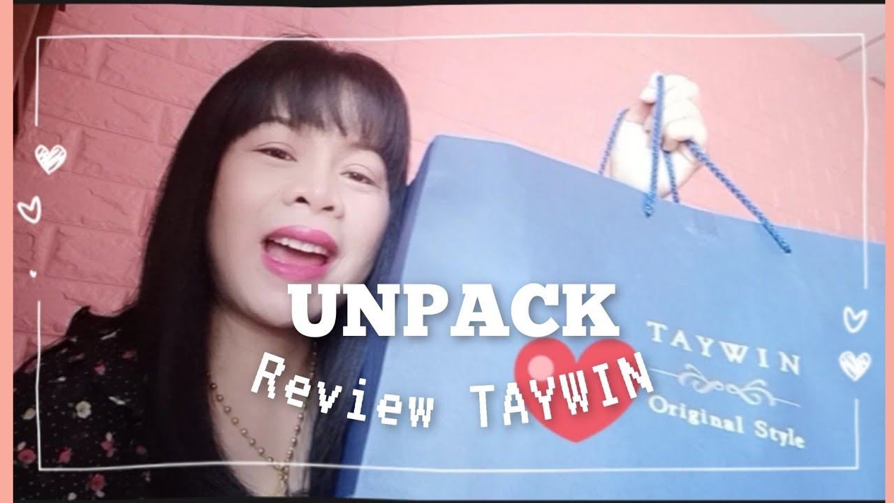 UNPACK 🛍️ แกะถุง รีวิว กระเป๋าแบรนด์ TAYWIN 