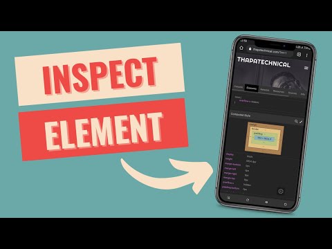 🔥 How to Open Inspect Element on any Android or IOS Mobiles in 2022