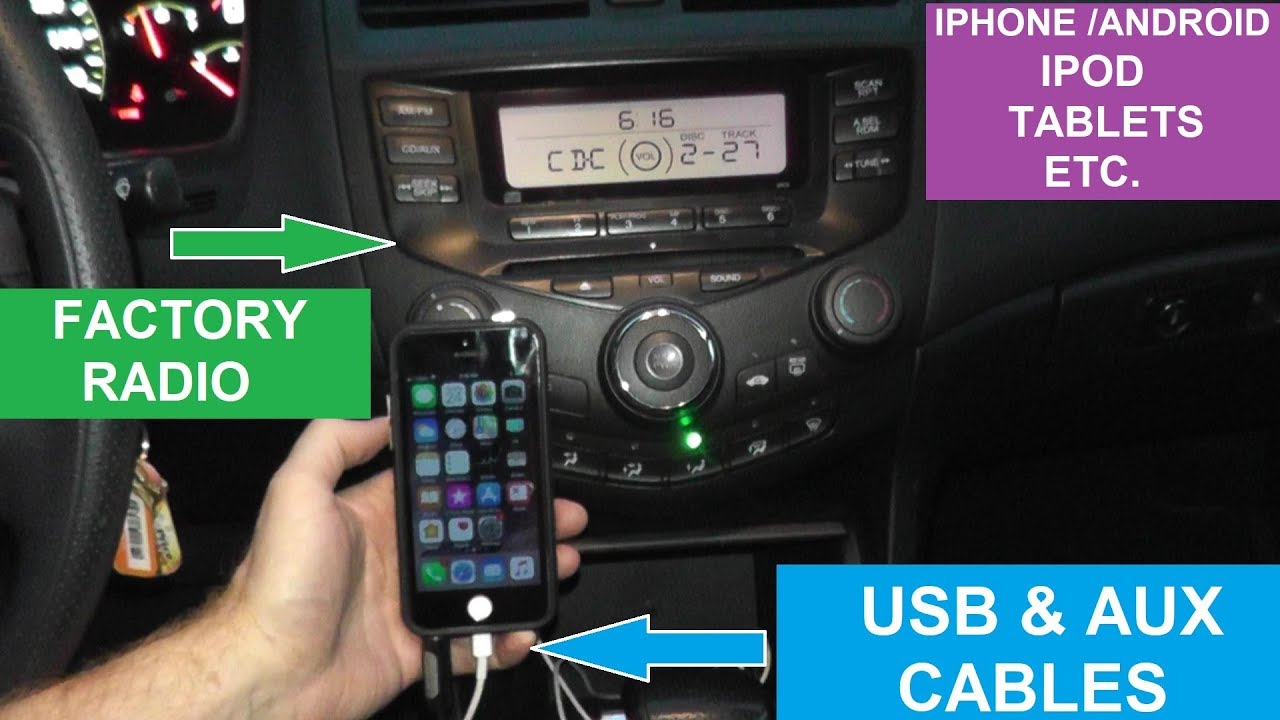 How To Add Inputs Your Factory Car Radio - YouTube