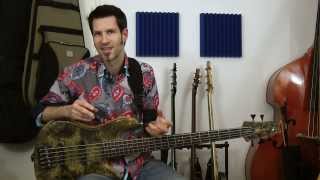Video voorbeeld van "VLOG #11 - Wie spiele ich ein Bass Solo? - German lesson tutorial (learn how to play Jazz Funk Rock)"