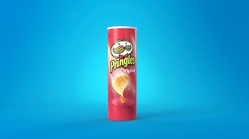 3D render product animation PRINGLES ORIGINAL