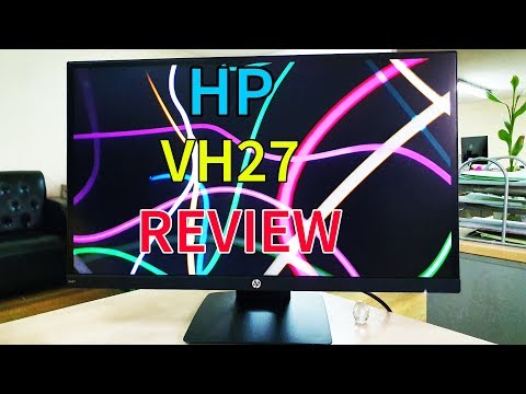 HP VH27 27-inch Monitor Unboxing And Review