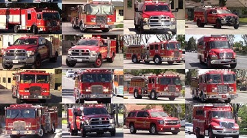 Los Angeles County Fire Department Response Compilation