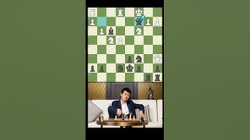 Brilliant queen sacrifice 👑 #dingliren #magnuscarlsen #hikarunakamura #chess #brilliantmove