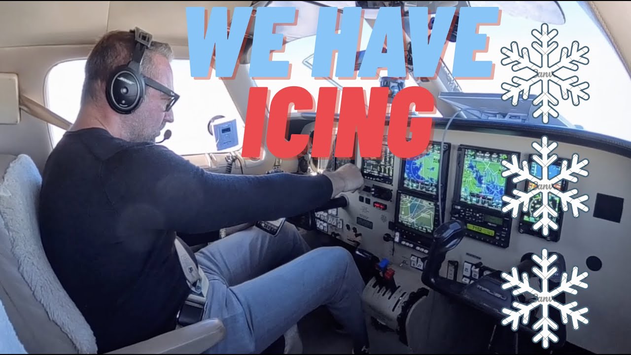 Malibu winter IFR flying with some icing in IMC and an RNAV approach