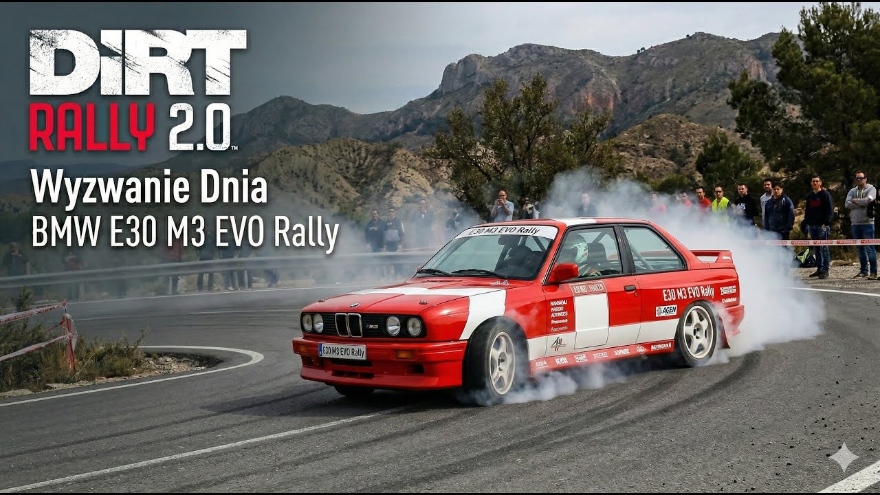 WACHLOWANIE BIEGAMI! BMW E30 M3 EVO Rally w Hiszpanii! DiRT Rally 2.0