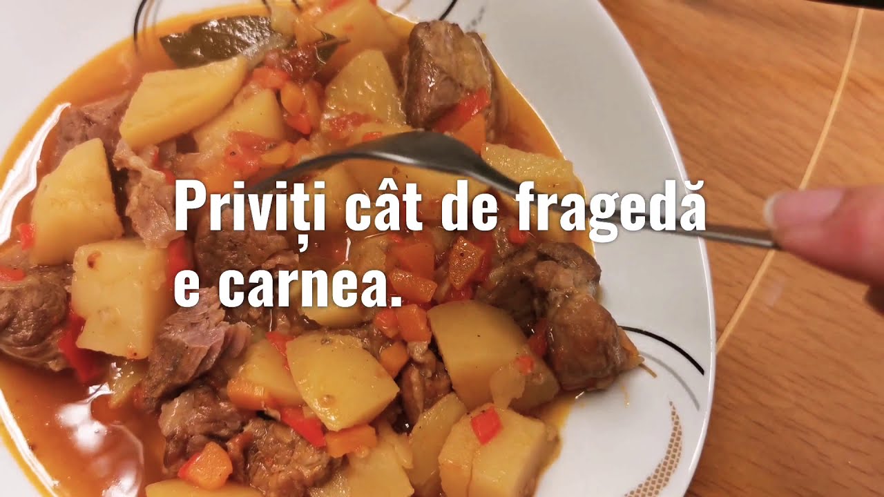 Tocăniță de cartofi cu carne la Crockpot Multicooker Express