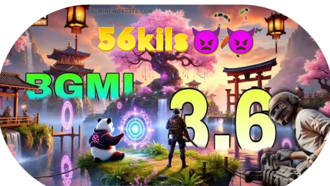 (aqua Dragon)Bgmi 3.6 update  56 kills  conqueror lobby