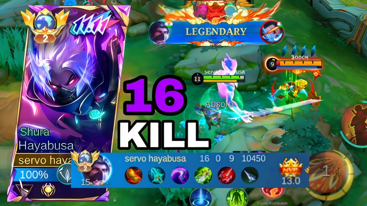 HAYABUSA 16 KILL WITH NO DEAT | TOP GLOBAL 2 HAYABUSA