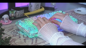 when looking good is not your only power | firstblood b81 transparent keyboard