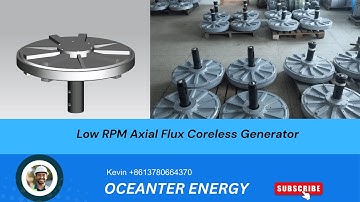 Disc outer rotor coreless axial flux permanent magnet generator 1kW 2KW 3kW 5kW 10kw 20kw 30kw