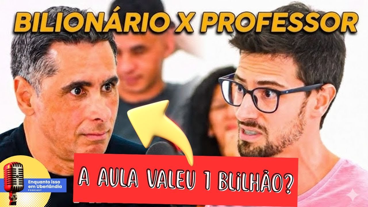 Professor x Bilionário em um debate que lavou a alma do Brasileiro