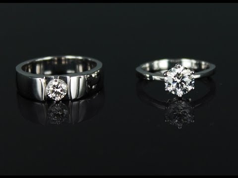 two-diamond-wedding-rings-for-him-&-her-made-in-bangkok,-thailand