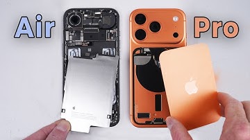 iPhone 17 Air & Pro Teardown - The Real Size of the iPhone Air Battery + New Vapour Chamber