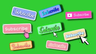 Aesthetic Pastel YouTube button with sound effect . YouTube subscribe button green screen 2022