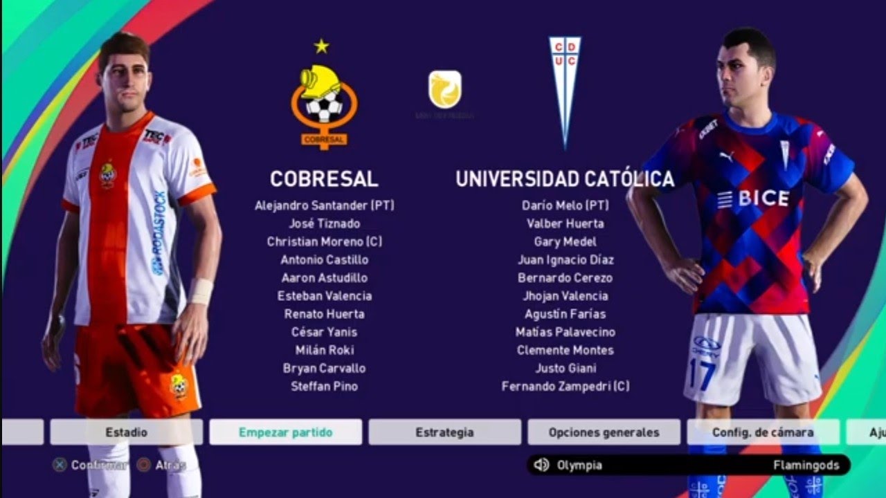 Chile Pes Aura Ps4 / Cobresal vs Universidad Católica / Liga Itau 2026