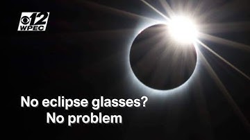 Make your own solar eclipse glasses! Here