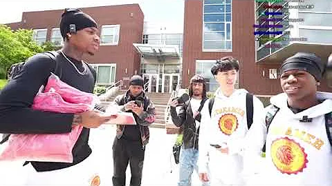 KAI CENAT CATCHES RAY,RAKAI AND DESHAE FROST SKIPPING CLASSES AT STREAMER UNIVERSITY