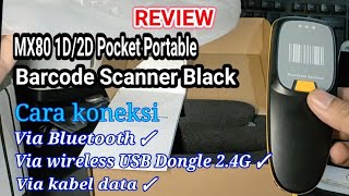 Barcode Scanner Wireless Mini Portable 2D - MX80 / MX-80 / MX 80 screenshot 1