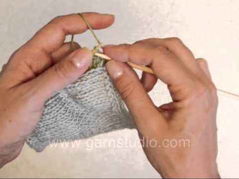 craftstudio How to knit a double band in stocking stitch
