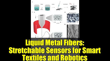 Liquid Metal Fibers: Stretchable Sensors for Smart Textiles and Robotics