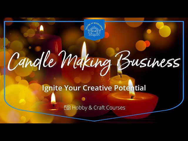 Beginners candle-making kit + online videos + LIVE online workshop (FR –  Candle by Events