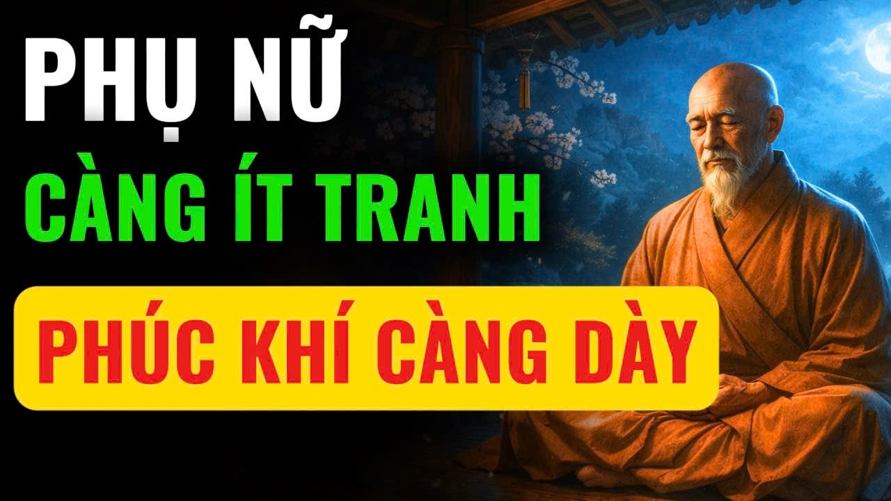 PHỤ NỮ CÀNG ÍT TRANH, PHÚC KHÍ CÀNG DÀY | TÂM ĐẮC CỔ NHÂN