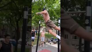 Shrimpflip 360° #calisthenics #workout #freestyle #dips #muscleups #planche #frontlevel #pullup