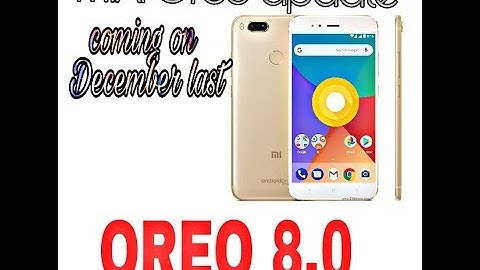 How to Oreo version update in miA1