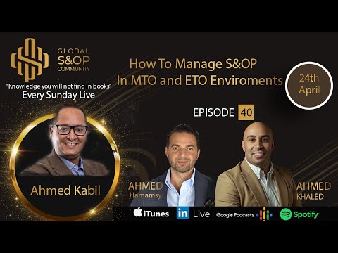 How to manage S&OP in MTO and ETO industries