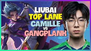 Rank 1 Camille : WRECKING Gangplank in Challenger Elo with this INSANE build - Engsub