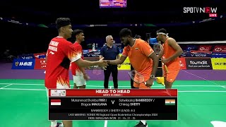 [BWF] MS - Group C｜Bagas/Fikri (INA) vs Rankireddy/Shetty (IND) H/L | Thomas Cup Finals 2024 screenshot 5