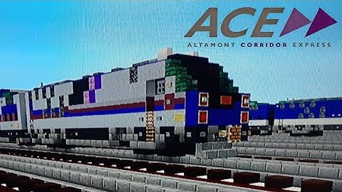 Minecraft Altamont Commuter Express Siemens SC-44 Charger Train Tutorial