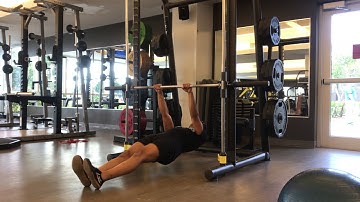 Inverted Row (Smith Machine)