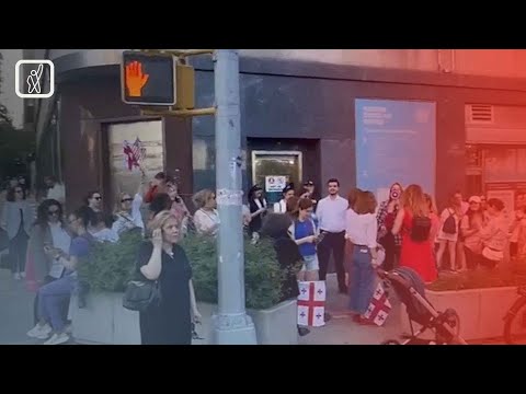 ემიგრანტების პროტესტი გაეროსთან