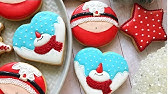 How to Decorate Simple Christmas Cookies with Royal Icing - YouTube