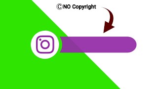 Social Media Lower Third green screen Animation | Instagram Lower Third green screen