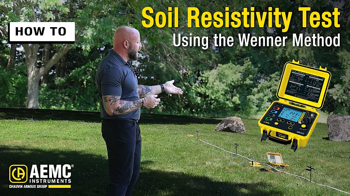 How to: 🔌Wenner Soil Resistivity Test with AEMC Model 6472🔌