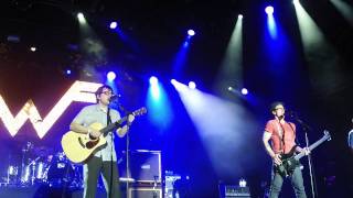 Weezer- "Paranoid Android" (Radiohead cover) at Deluna Fest 10/14/11