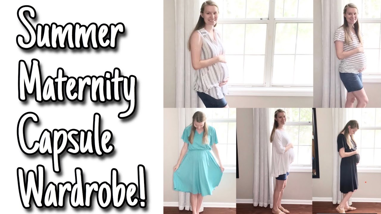Summer Maternity Wardrobe Pregnancy Capsule Wardrobe 10 Item