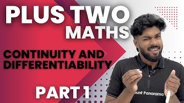 PLUS TWO MATHEMATICS | chapter 5 | CONTINUITY AND DIFFERENTIABILITY | class 12 | Kerala | part 1