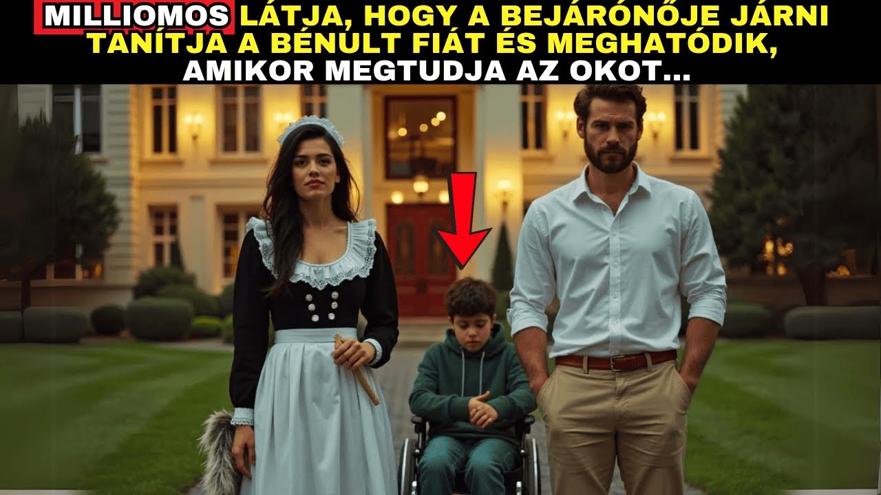 A milliomos sírva fakadt, mikor meglátta, mit tett a bejárónő a fiáért…