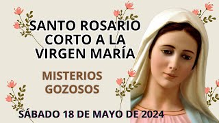 Santo Rosario Corto de hoy ❤️ Sábado 18 de Mayo de 2024 🙏 Misterios Gozosos