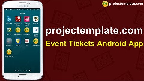 Event Tickets Android App source code