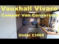 Vauxhall Vivaro Camper Van Conversion - Van Tour